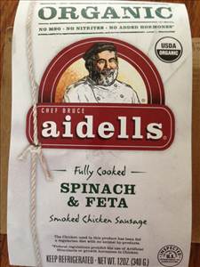 Aidells Spinach & Feta Sausage