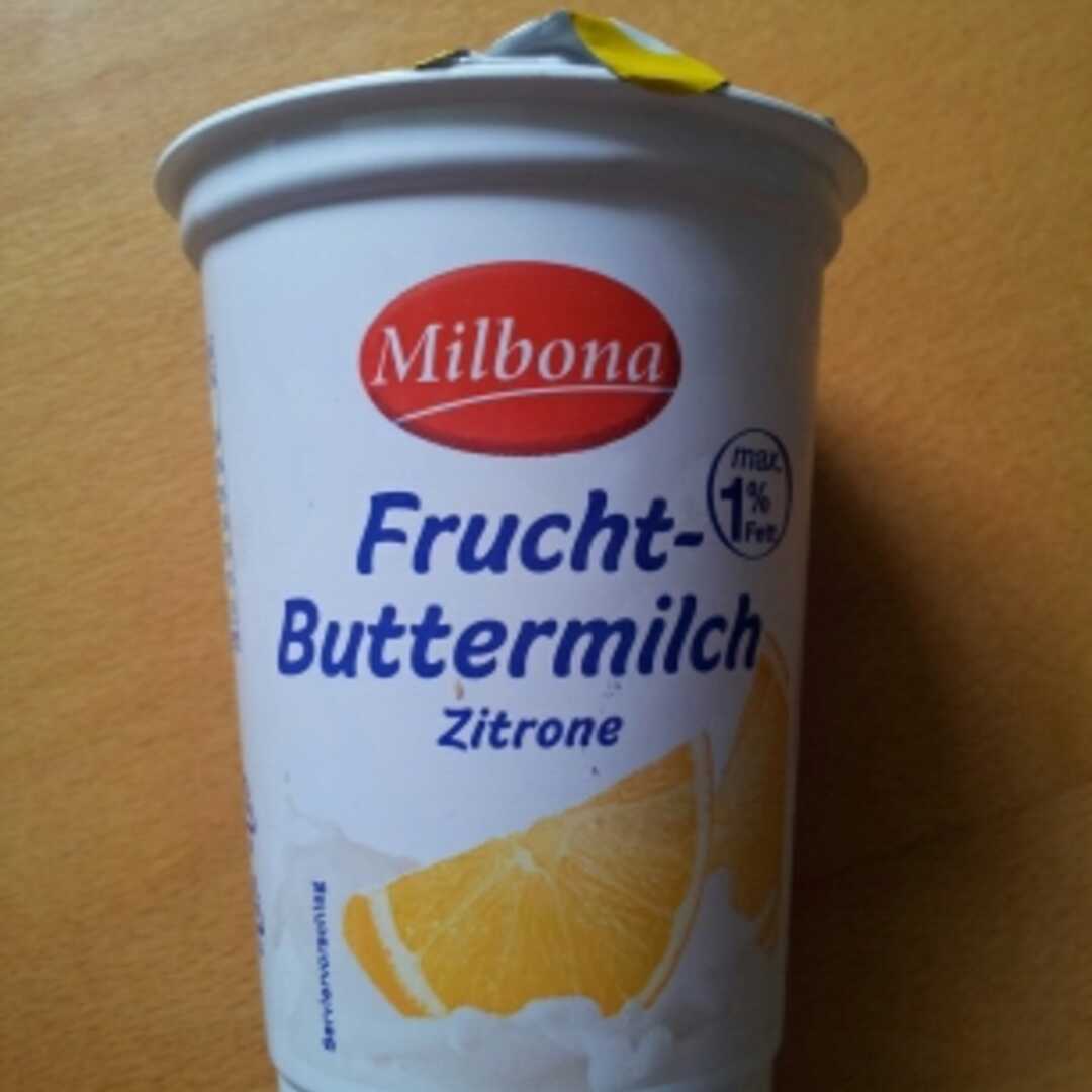 Milbona Frucht-Buttermilch Zitrone