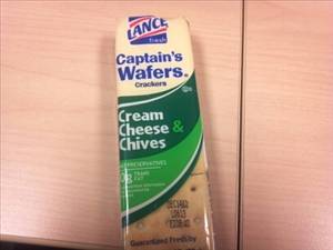 Lance Captain's Wafers Cream Cheese & Chives Crackers