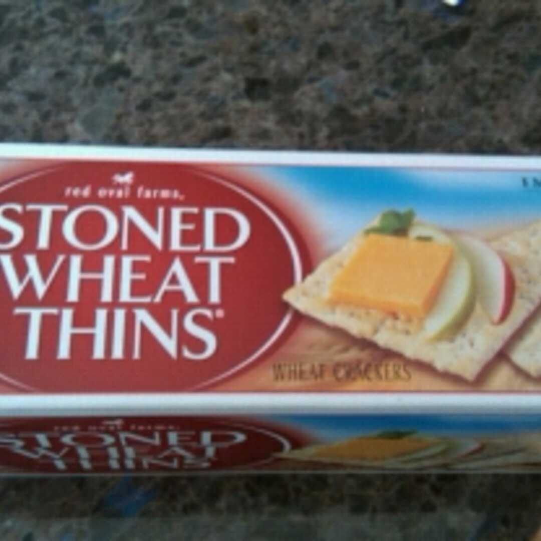 Red Oval Farms Stoned Wheat Thins Snack Crackers