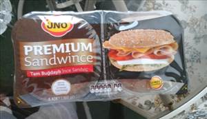 Uno Tam Buğday Unlu İnce Sandviç Ekmeği