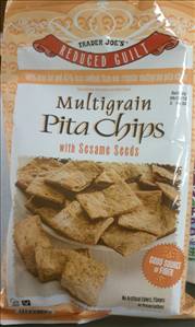 Trader Joe's Reduced Guilt Multigrain Pita Chips with Sesame Seeds