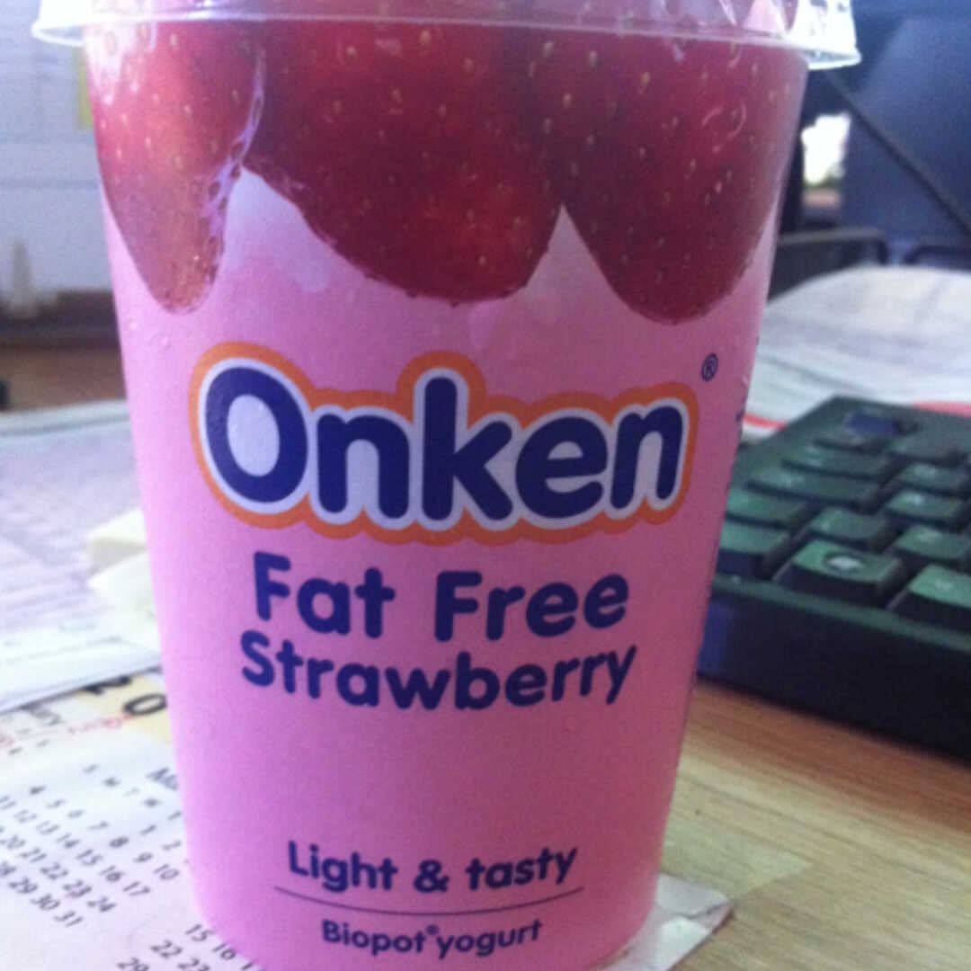 Onken Fat Free Strawberry Yoghurt