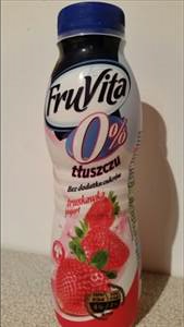 FruVita Jogurt Truskawkowy 0% Tłuszczu
