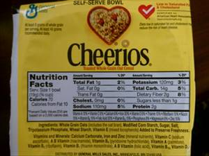 General Mills Cheerios On-The-Go Pack!