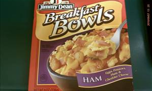 Jimmy Dean Eggs, Potato & Ham Breakfast Bowls