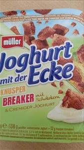Müller Joghurt mit der Ecke Knusper Breaker