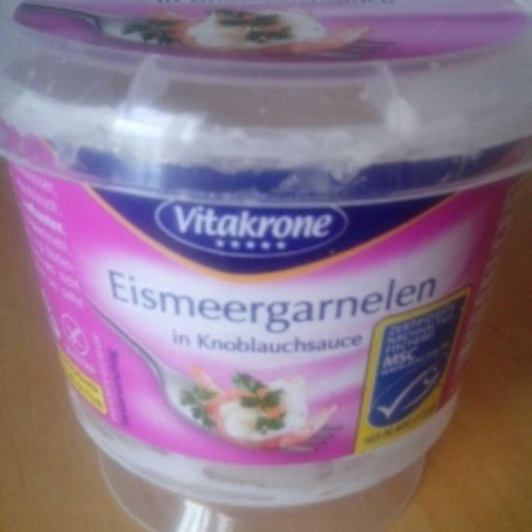 Vitakrone Eismeergarnelen in Knoblauchsauce
