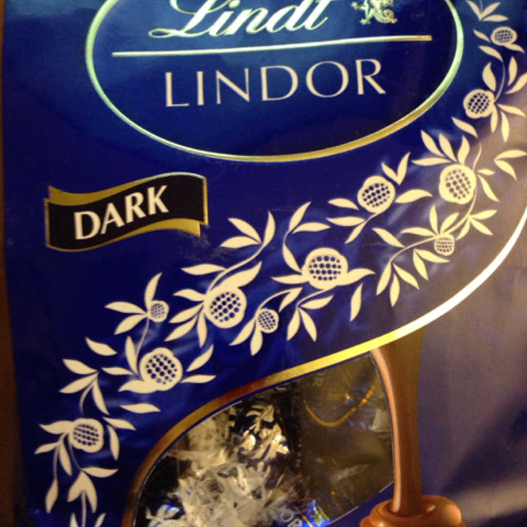 Lindt Lindor Dark Chocolate Truffles with a Smooth Filling