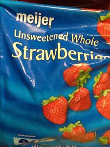 Meijer Unsweetened Whole Frozen Strawberries