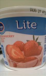 Kroger Lite Nonfat Strawberry Yogurt (Container)