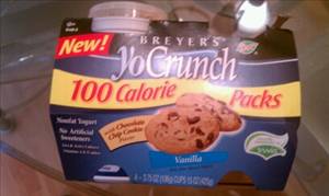 YoCrunch 100 Calorie Yogurt - Vanilla with Chocolate Chip Cookie Pieces