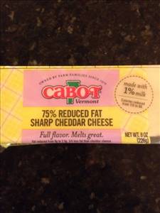 Cabot 75% Reduced Fat Cheddar