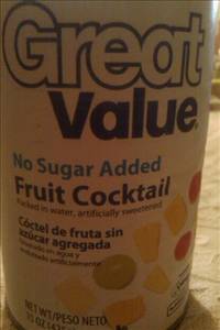 Great Value No Sugar Added Fruit Cocktail