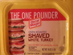 Oscar Mayer Oven Roasted Shaved White Turkey