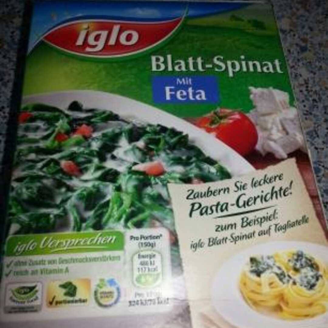 Iglo Blatt-Spinat mit Feta
