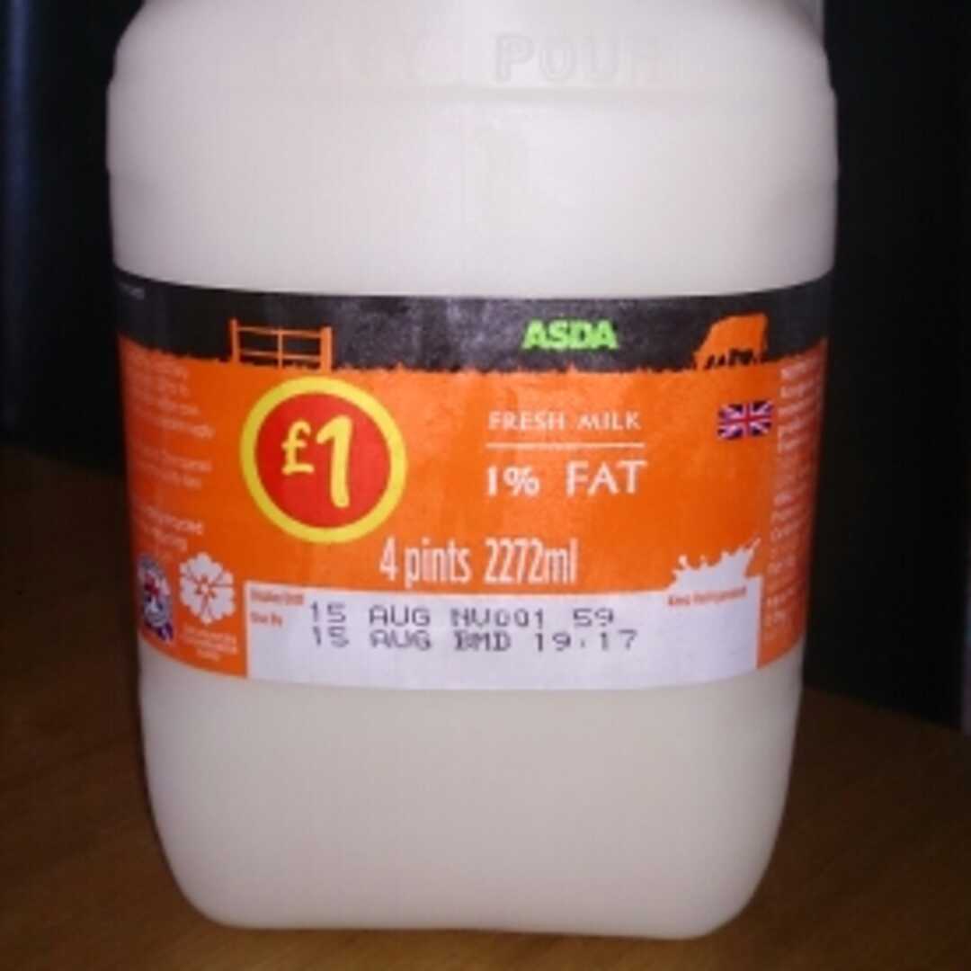 Asda 1% Fat Milk