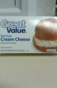 Great Value Fat Free Cream Cheese