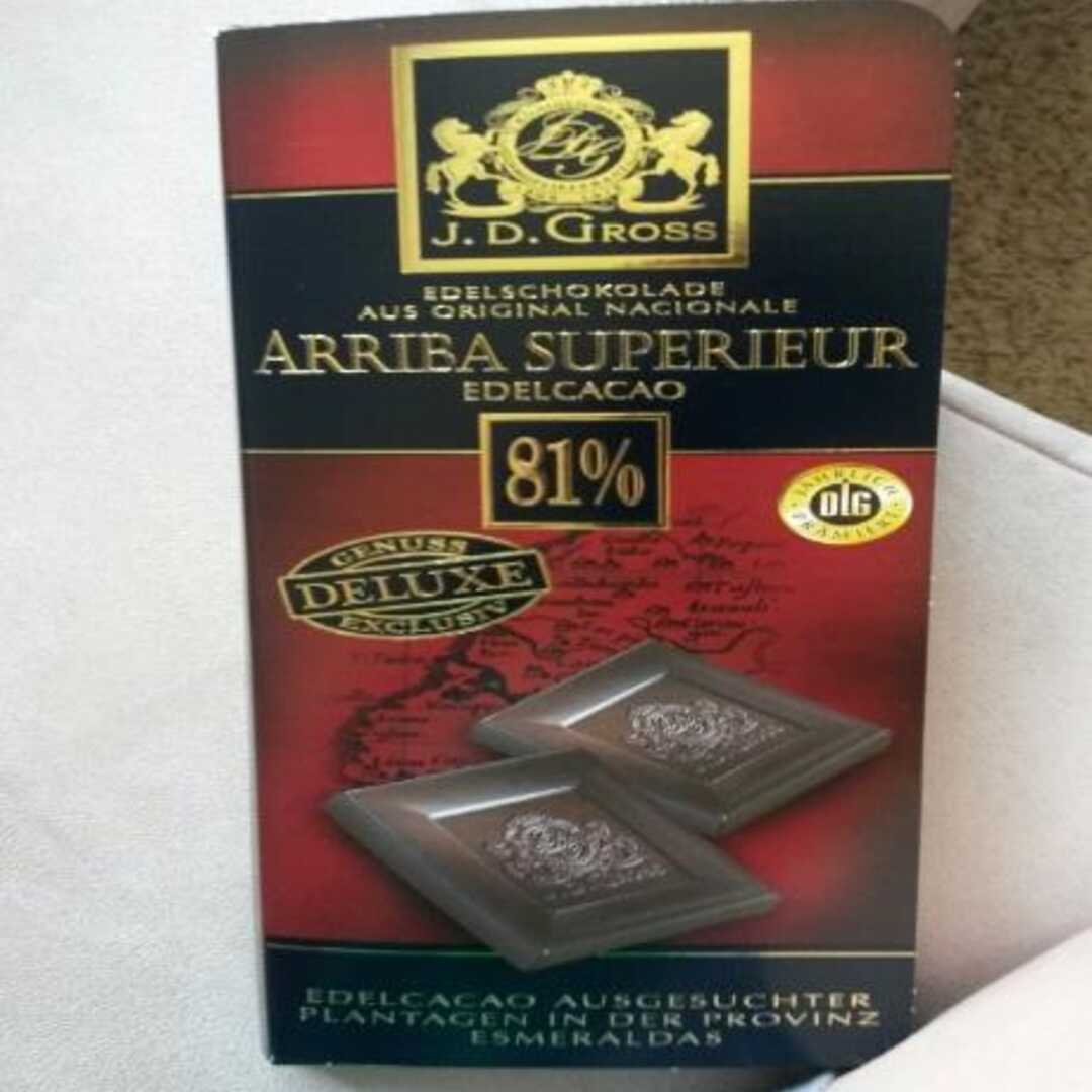 J. D. Gross Edelschokolade 81%