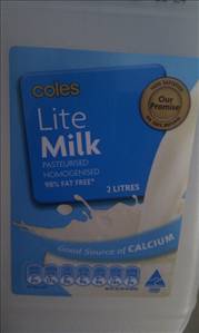 Coles Lite Milk
