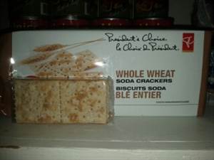 President's Choice Whole Wheat Soda Crackers