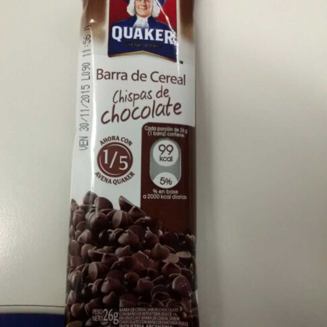 Quaker Barra de Cereal con Chispas de Chocolate (20g)