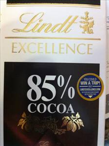 Lindt Excellence Extra Fine Dark Chocolate 85% Cocoa