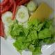 Salada de Alface com Queijo, Tomate e/ou Cenoura