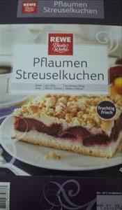REWE Beste Wahl Pflaumen-Butterstreusel Kuchen