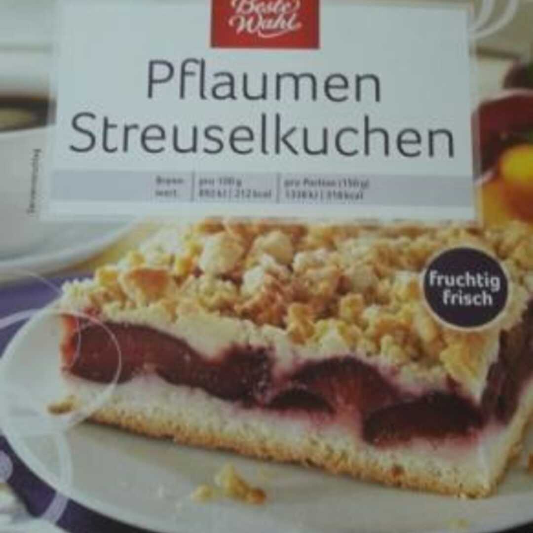 REWE Beste Wahl Pflaumen-Butterstreusel Kuchen