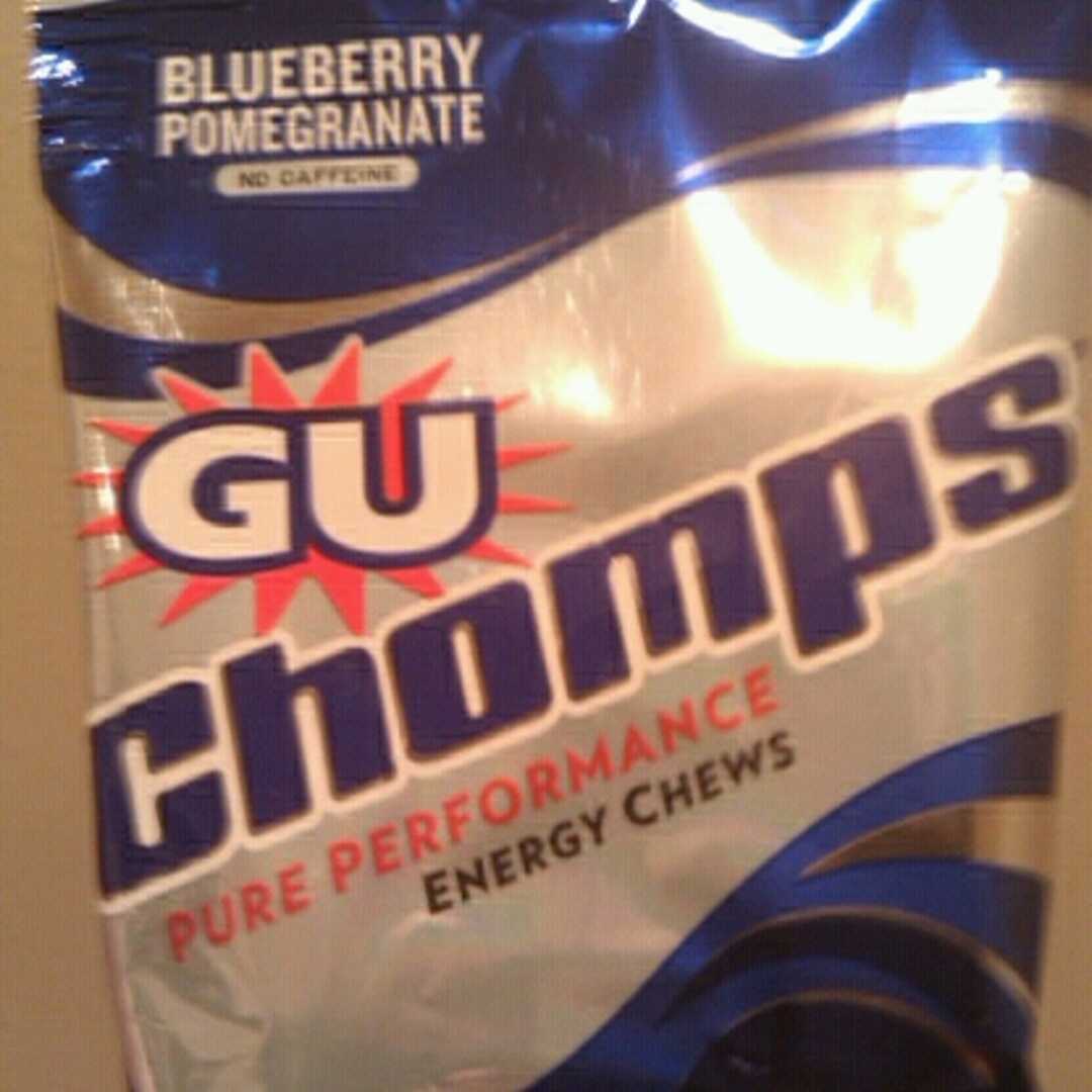 Gu Chomps Energy Chews - Blueberry Pomegranate