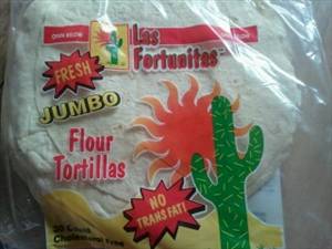 Las Fortunitas Jumbo Flour Tortillas