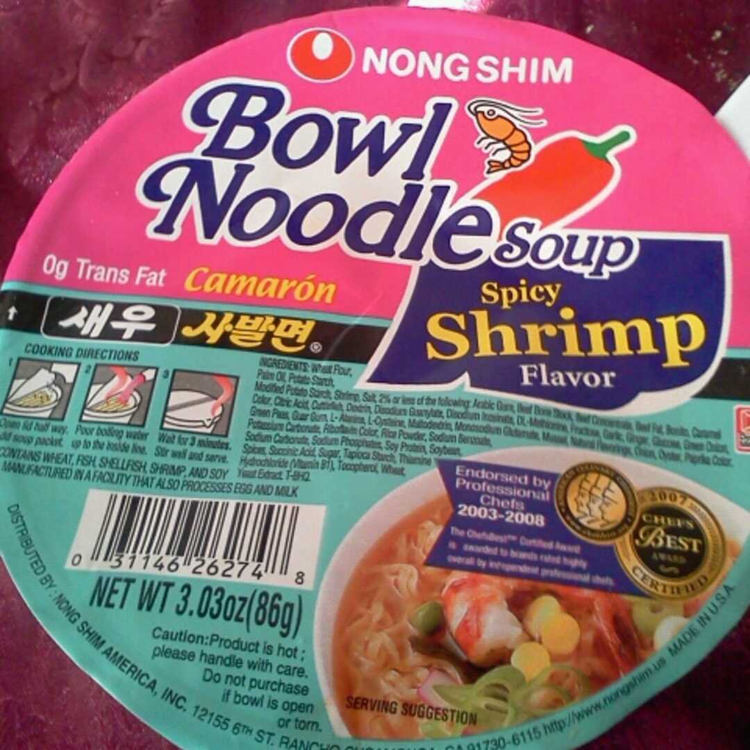Nong Shim Shrimp Flavor Noodle Soup Bowl