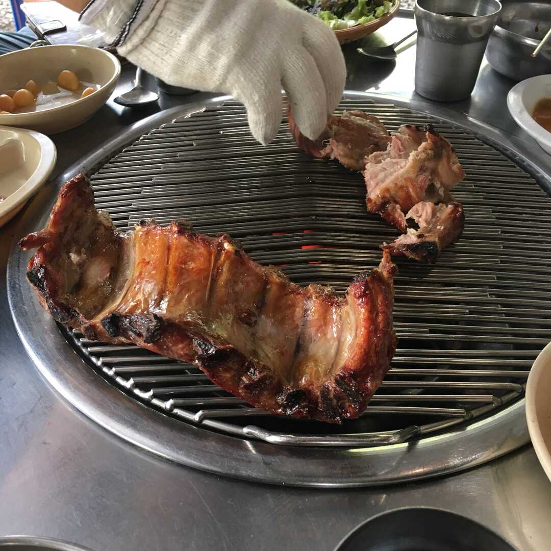 소스바른 돼지갈비 바베큐