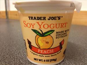 Trader Joe's Soy Yogurt Peach