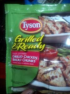 Tyson Foods Grilled & Ready Chicken Breast Chunks