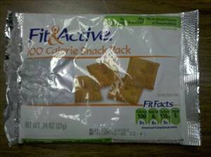 Fit & Active Baked Cheese Crackers (100 Calorie Snack Pack)