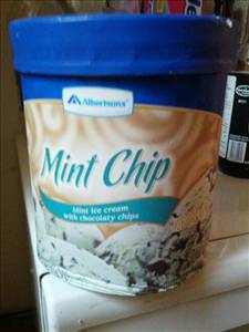 Albertsons Mint Chip Ice Cream
