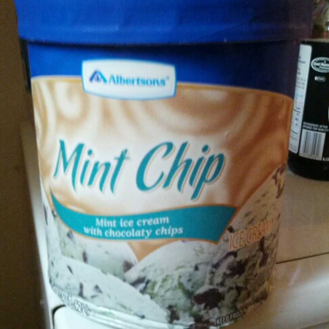 Albertsons Mint Chip Ice Cream