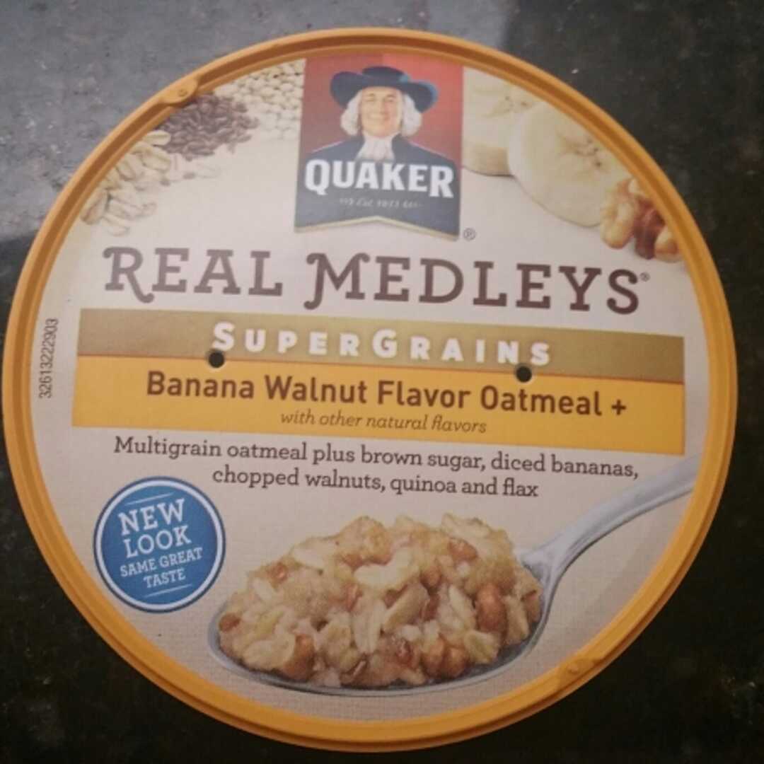 Quaker Real Medleys - Banana Walnut Oatmeal