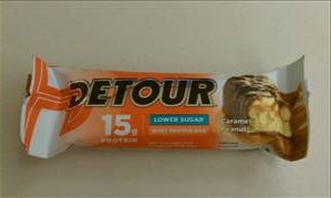 Detour Lower Sugar Whey Protein Bar - Caramel Peanut