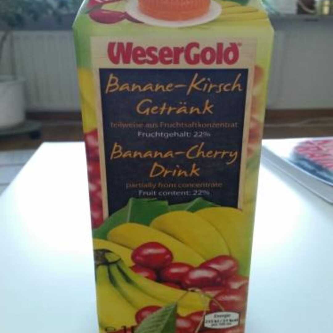 Wesergold Banane-Kirsch Getränk