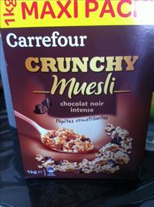 Carrefour Crunchy Muesli Chocolat Noir Intense