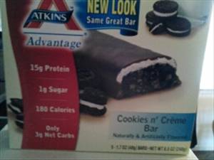 Atkins Advantage Cookies N' Creme Bar