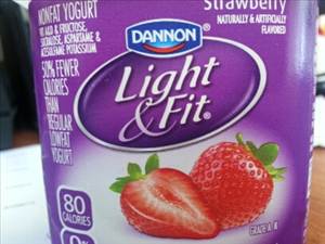 Dannon Light & Fit Yogurt - Strawberry (Container)