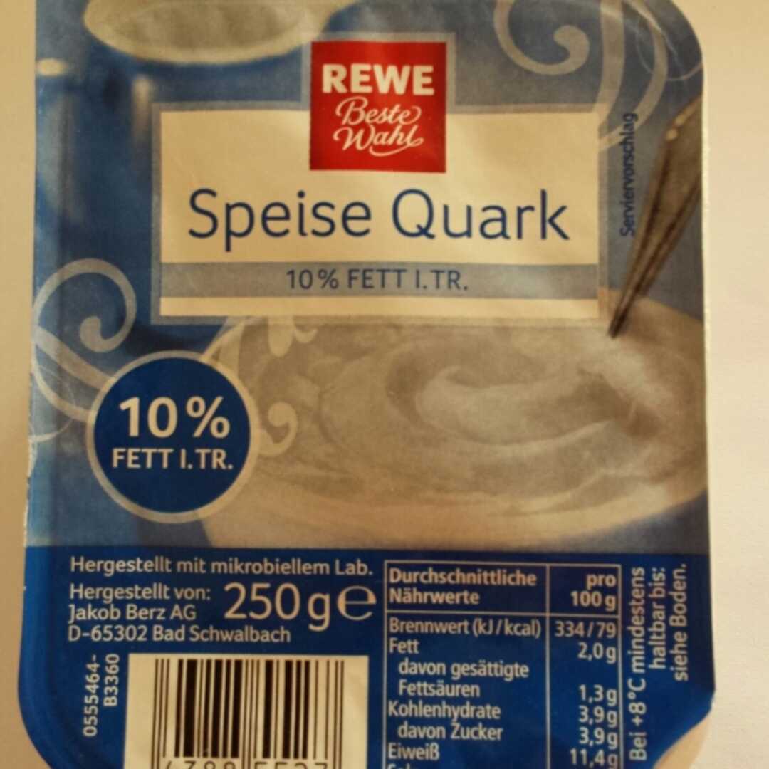 REWE Beste Wahl Speise Quark 10% Fett