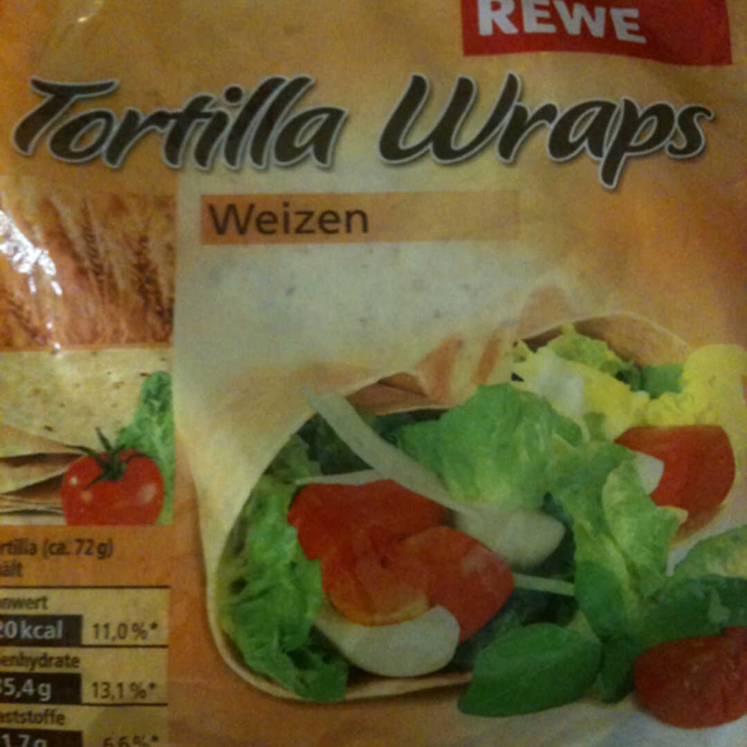 REWE Tortilla Wraps Weizen