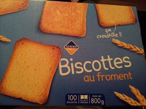 Leader Price Biscottes au Froment