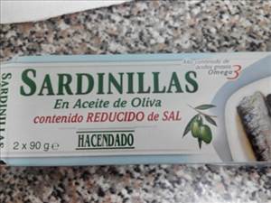 Hacendado Sardinillas en Aceite de Oliva Contenido Reducido de Sal