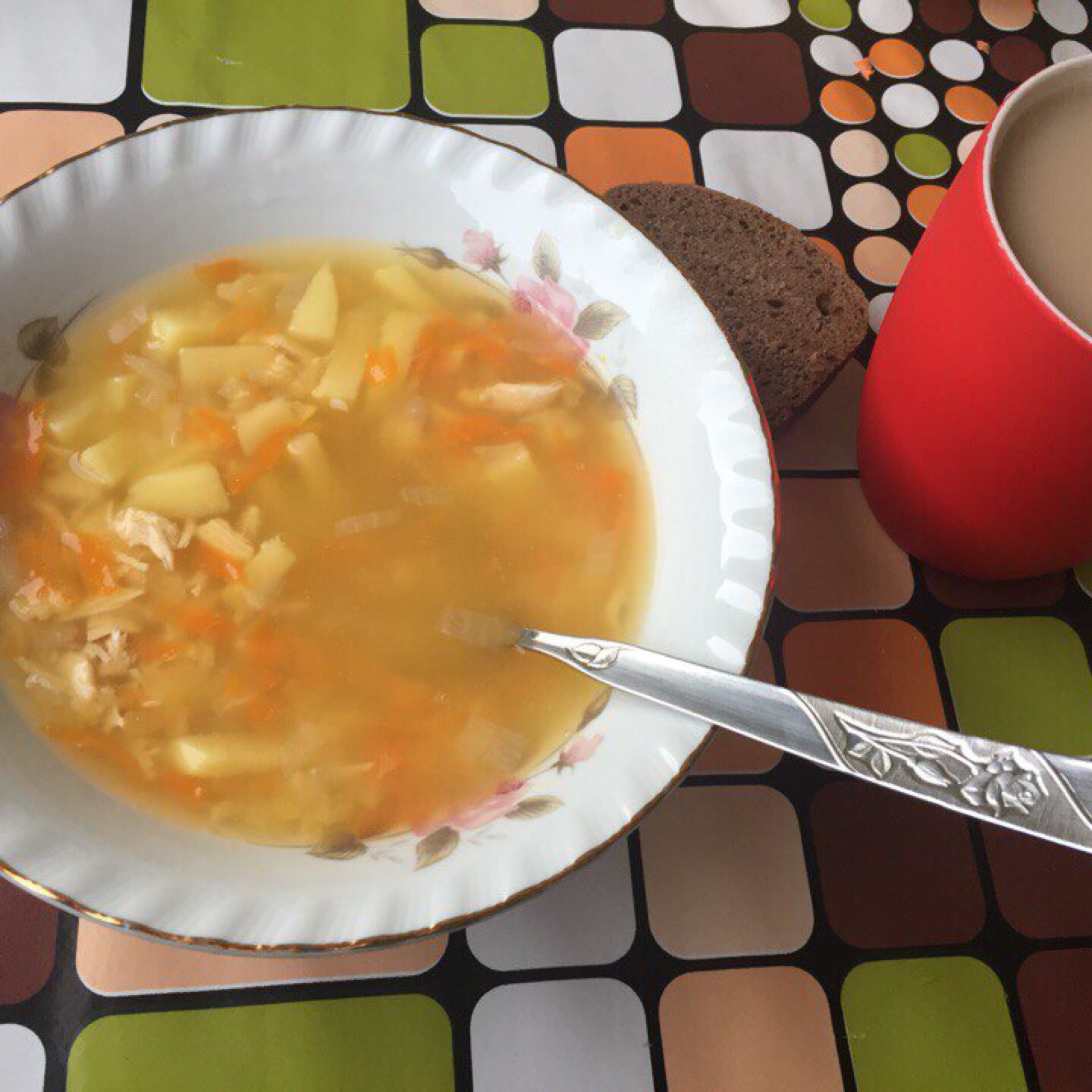 полевка похлебка с ржаной закваской.